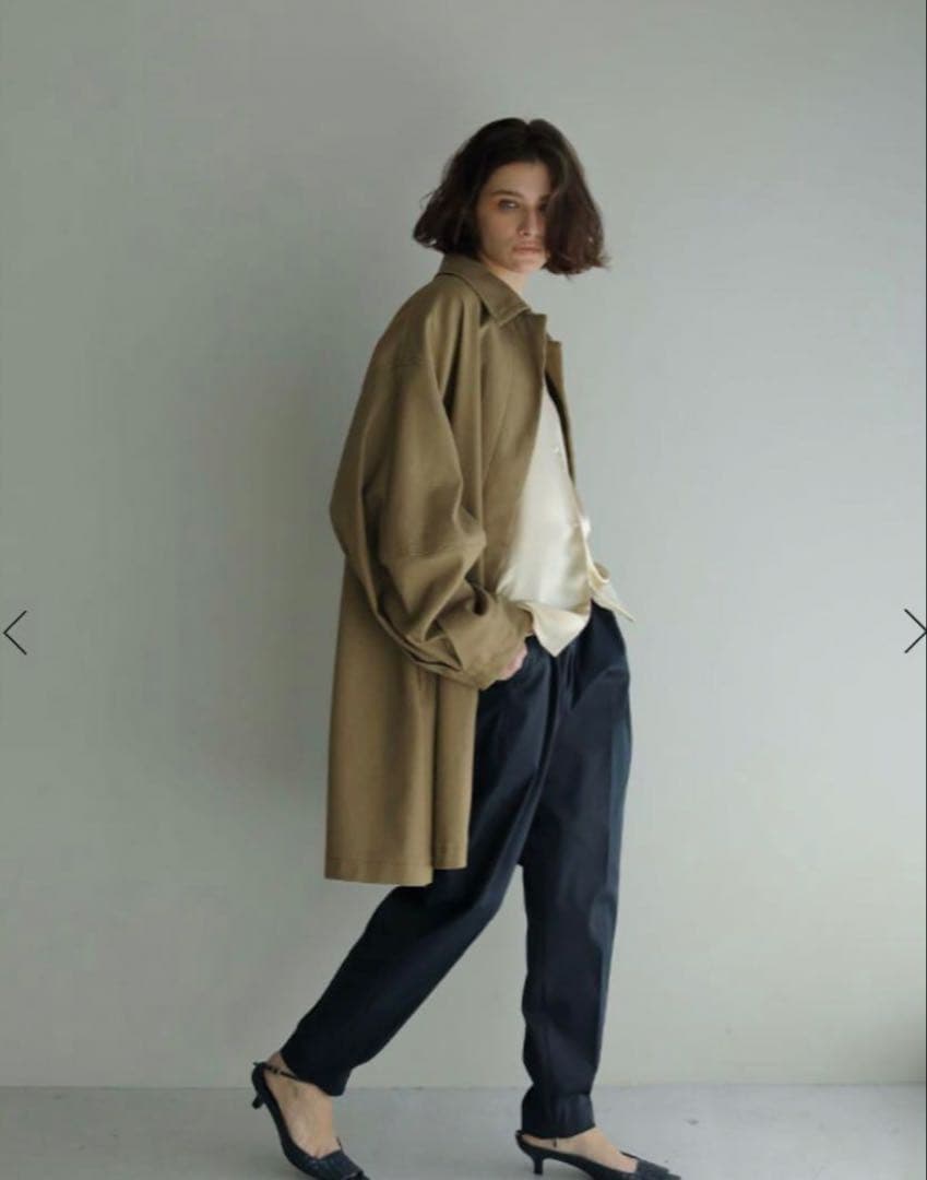 etre エトレ　ボリュームスリーブオックスショートコート