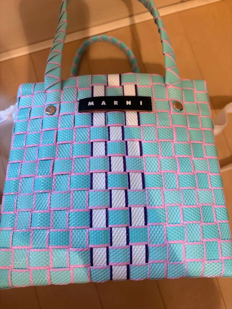 未使用☆MARNI (マルニ)KIDS かごバッグ ショルダー付