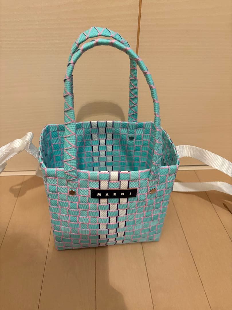 未使用☆MARNI (マルニ)KIDS かごバッグ ショルダー付