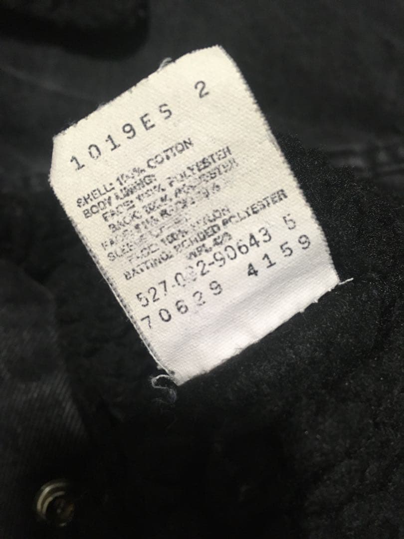 USA製 リーバイス 70629-4159 ボア ブラック デニムジャケット