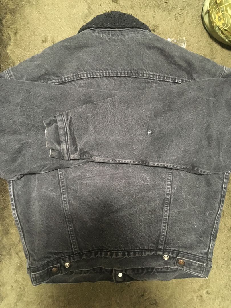 USA製 リーバイス 70629-4159 ボア ブラック デニムジャケット