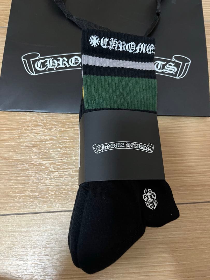 【クロムハーツ】CHROME HEARTS ソックス3足セットSizeL