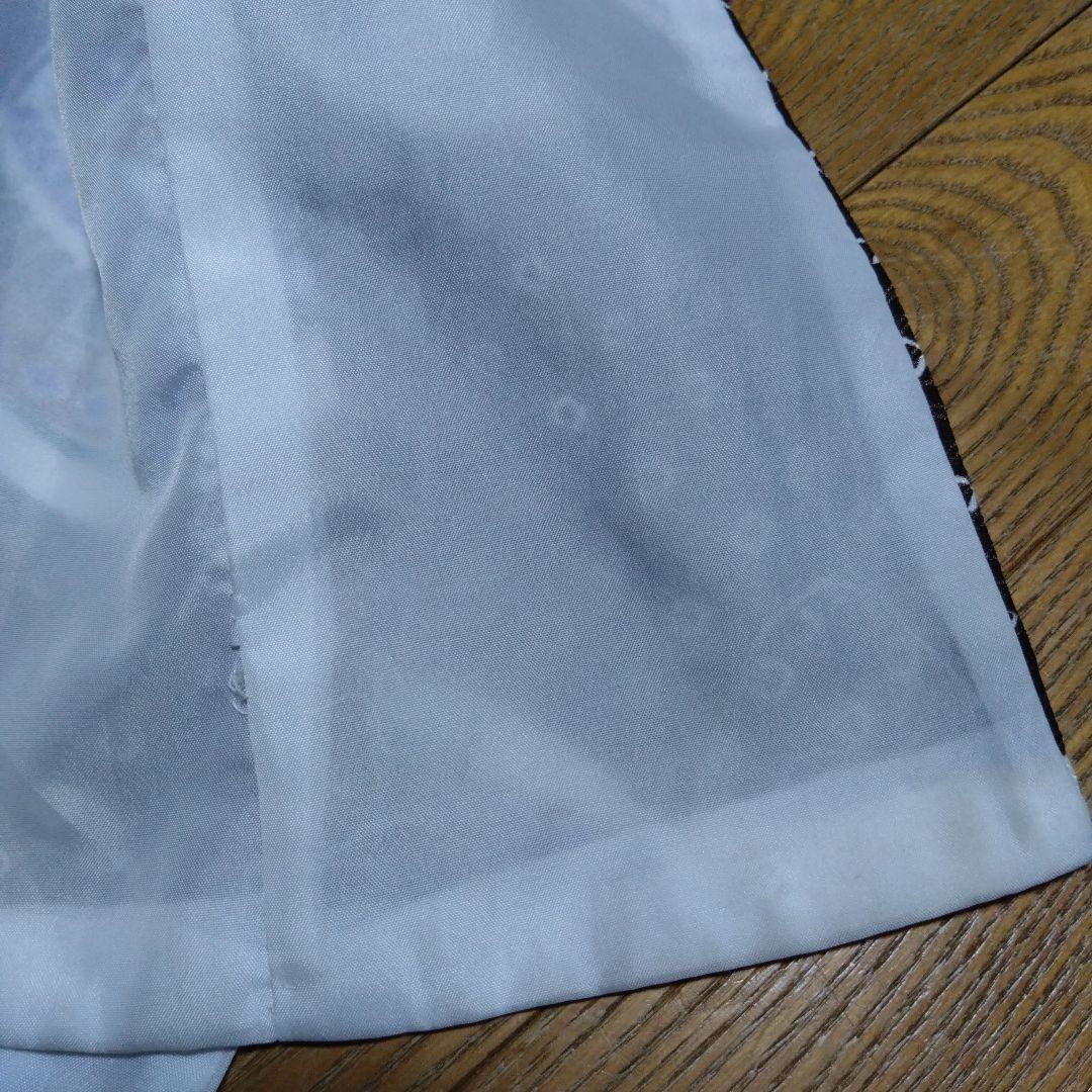 足袋雪駄付き★三歳★男の子★青緑色被布＆茶白着物