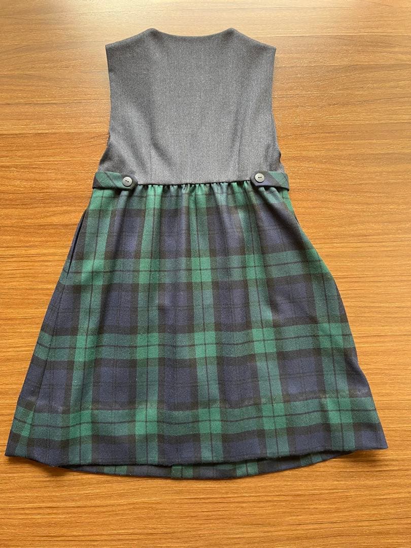 極美品　白金よつば　オーダー　ジャンパースカート　小学校受験　面接