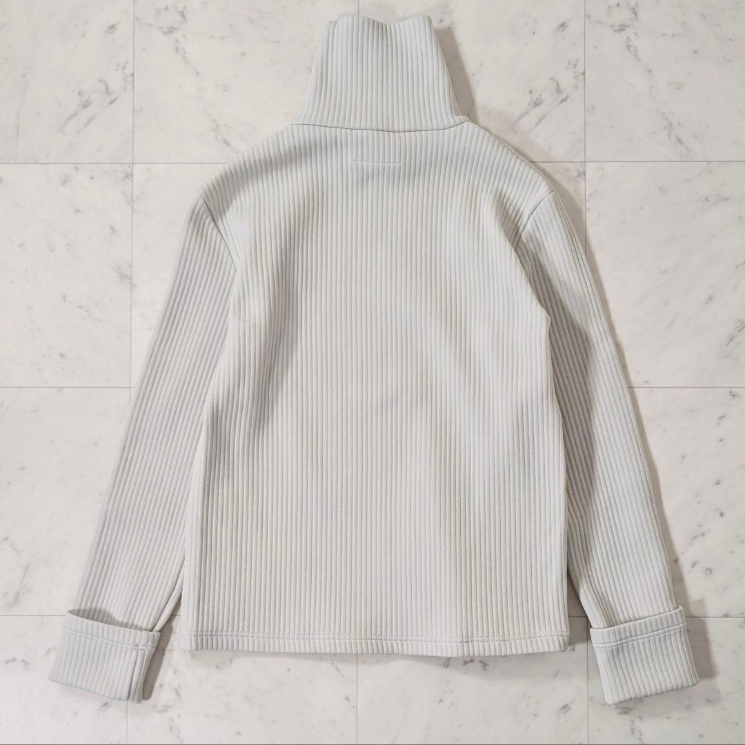 美品★MM6 メゾンマルジェラ サイドジップロールネックタートルネックスウェット