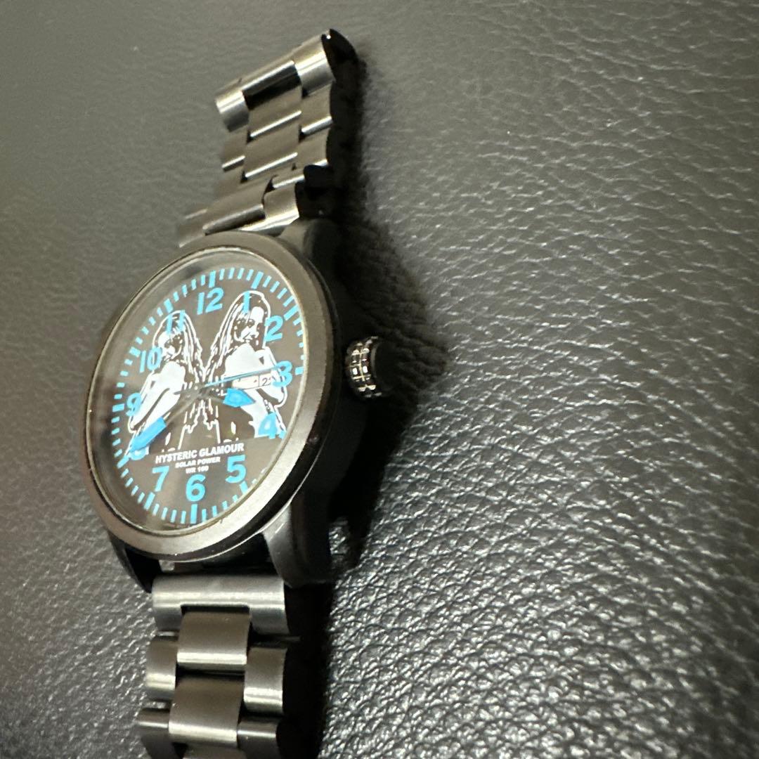 7月SALE☆HYSTERIC GLAMOUR☆アナログソーラーパワーウォッチ☆