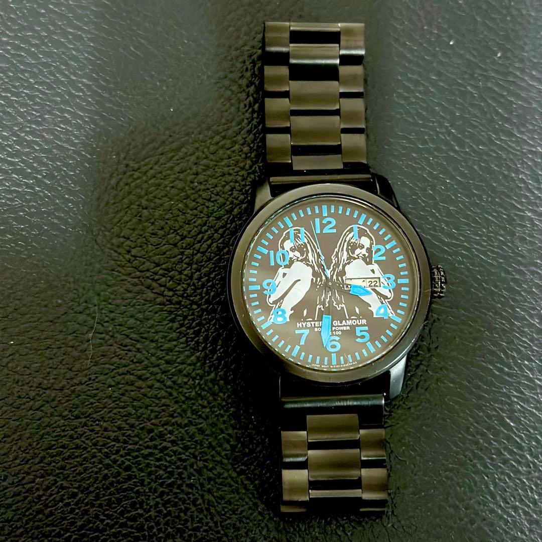 7月SALE☆HYSTERIC GLAMOUR☆アナログソーラーパワーウォッチ☆