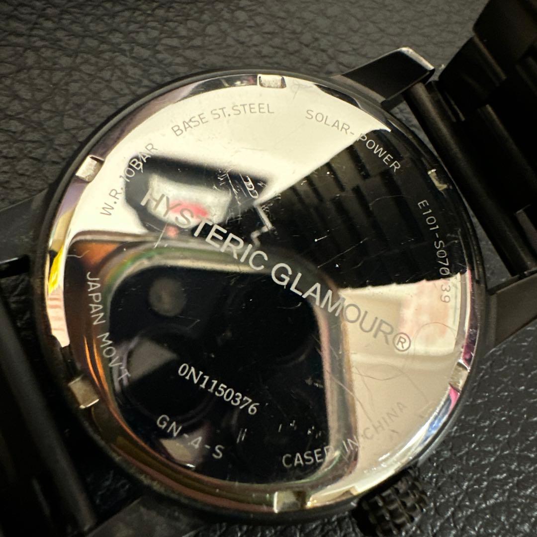 7月SALE☆HYSTERIC GLAMOUR☆アナログソーラーパワーウォッチ☆