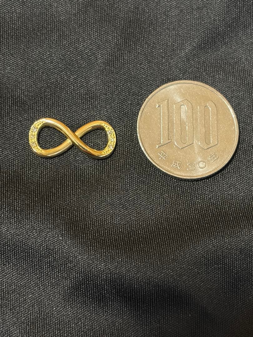 K18 ダイヤ0.03ctインフィニティ♾️ペントプ