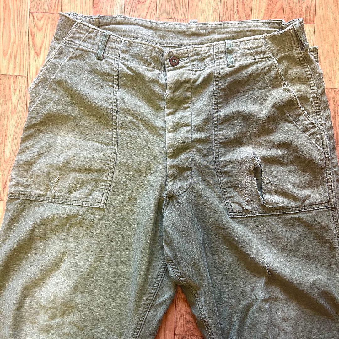 P*3様 【VINTAGE 60's】ベイカー パンツ オリーブグリーン