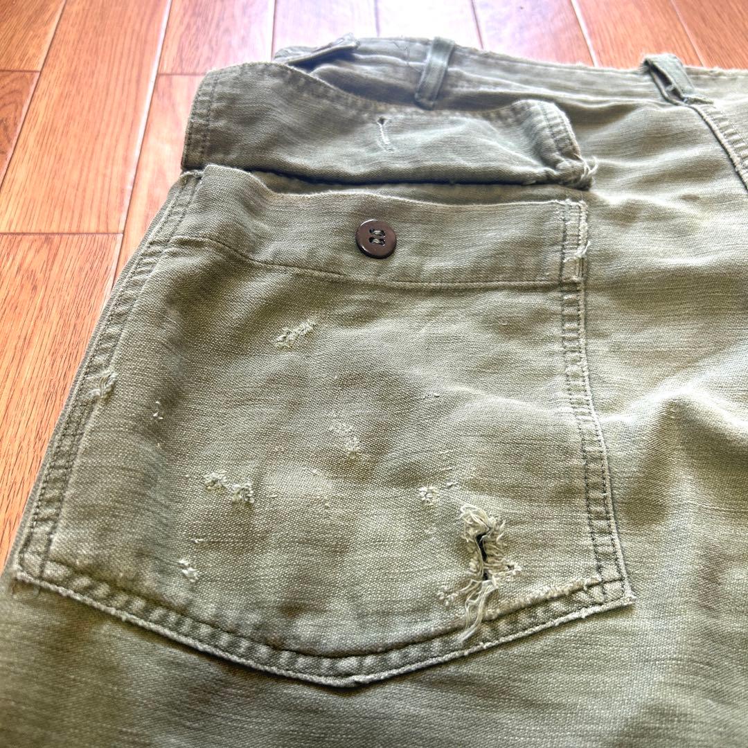 P*3様 【VINTAGE 60's】ベイカー パンツ オリーブグリーン