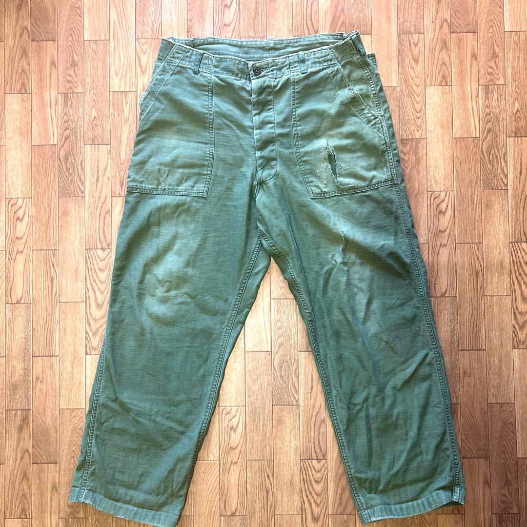 P*3様 【VINTAGE 60's】ベイカー パンツ オリーブグリーン