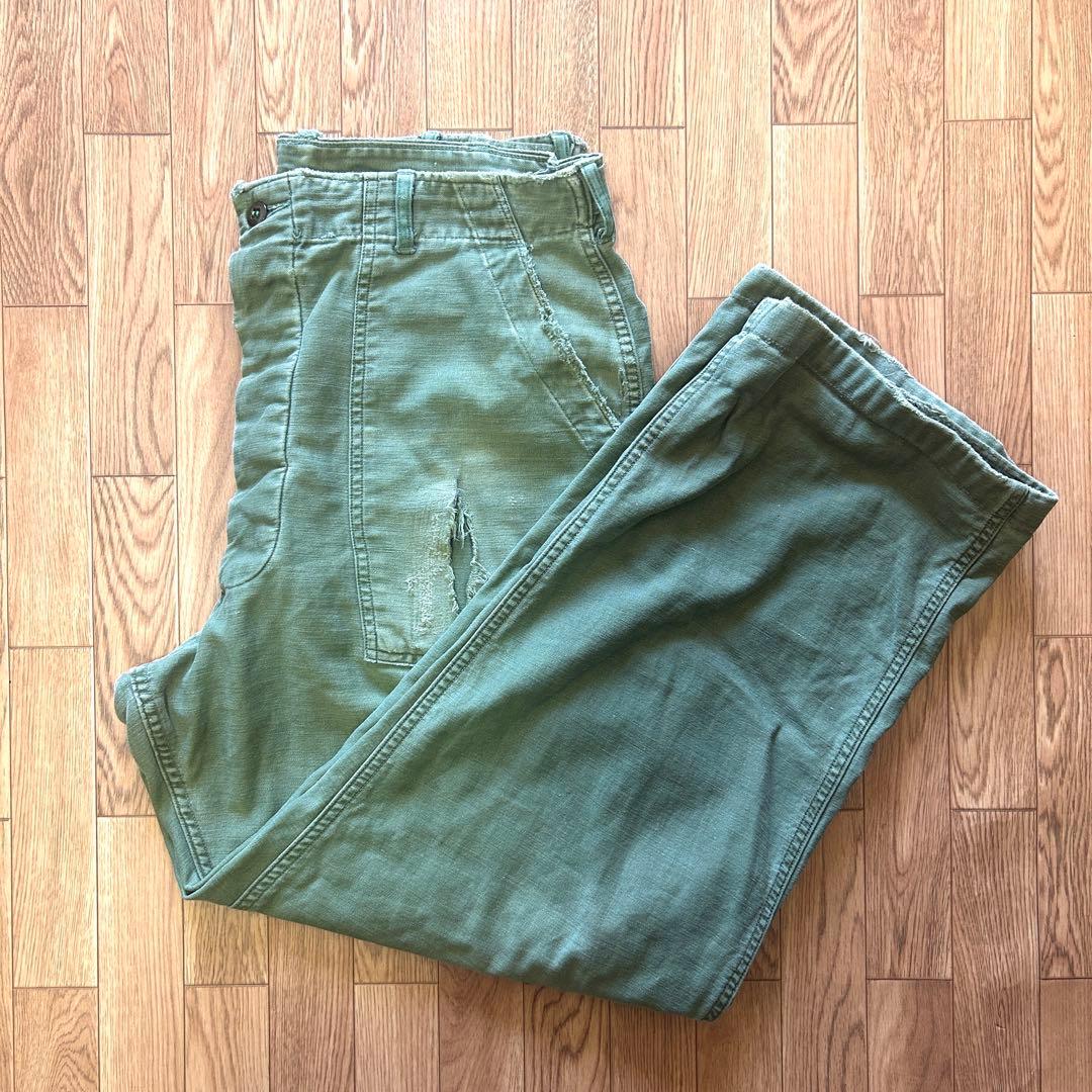 P*3様 【VINTAGE 60's】ベイカー パンツ オリーブグリーン