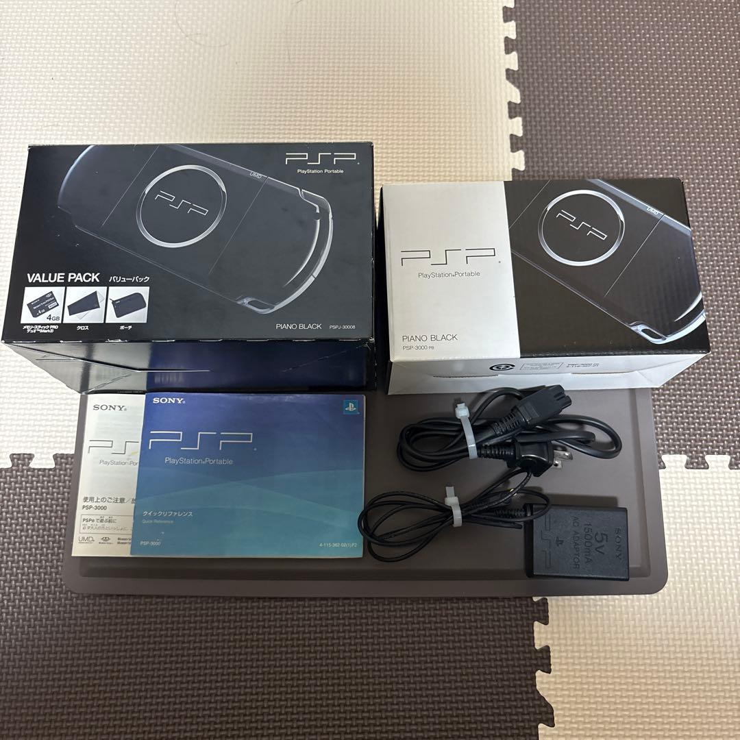 SONY PSP 3000ピアノブラック バリューパック【ソフトおまけ】