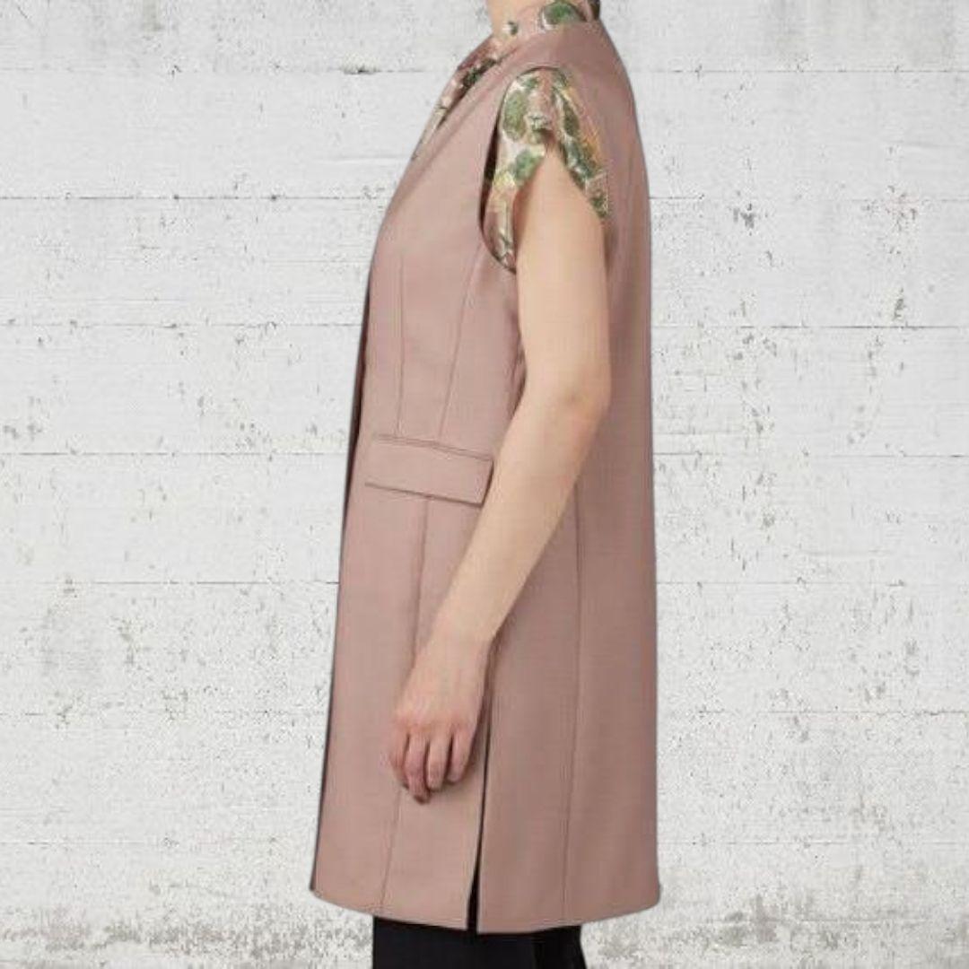 TOMORROWLAND 24SS ウール シルク タッサー ロングジレ