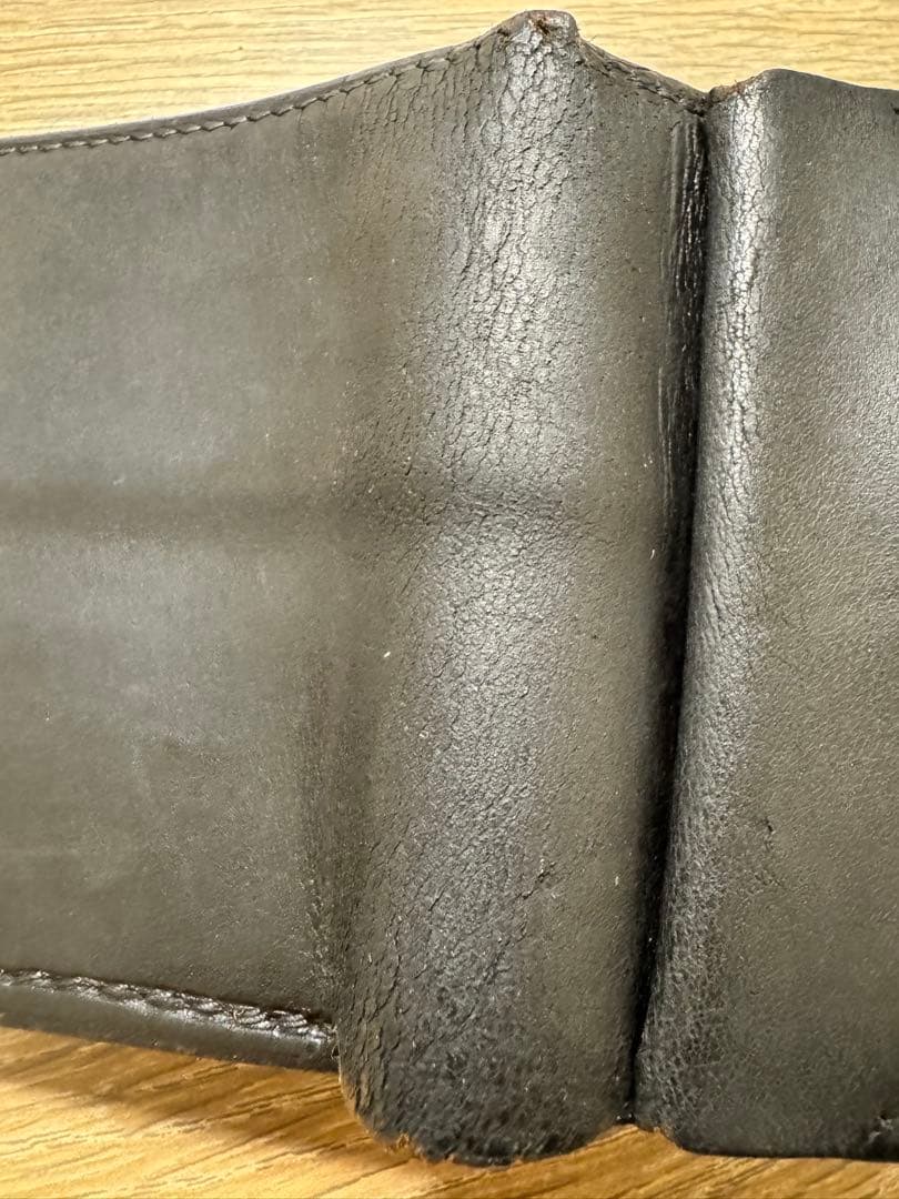 ゴローズ goro’s 二つ折り財布 サドルレザー ブラック USED 即発送
