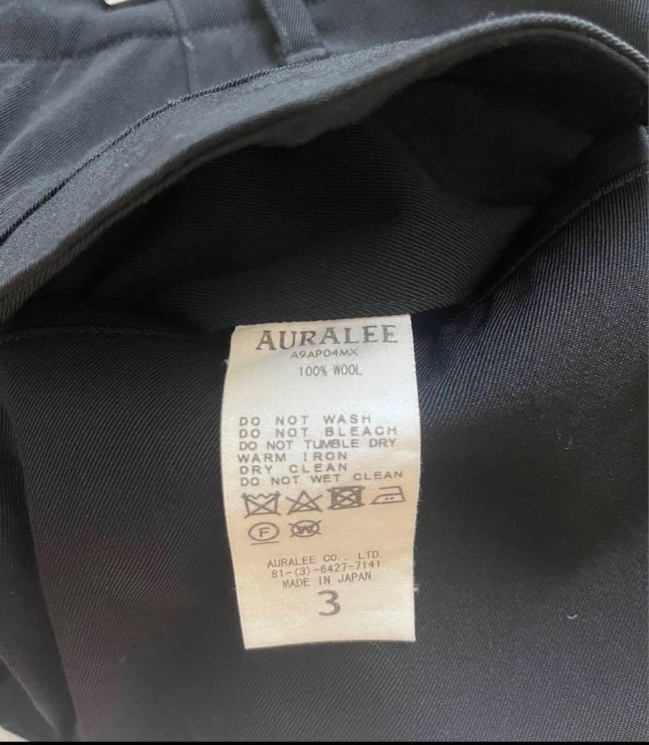 AURALEE　WOOL MAX GABARDINE FATIGUE PANTS