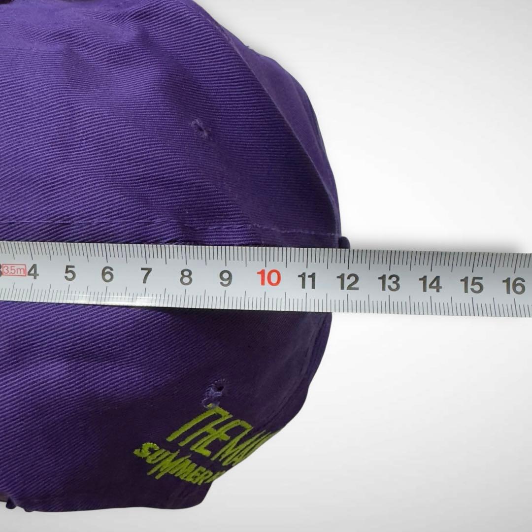 THE MASK1994年製ビンテージキャップ刺繍ロゴパープルグリーン映画グッズ