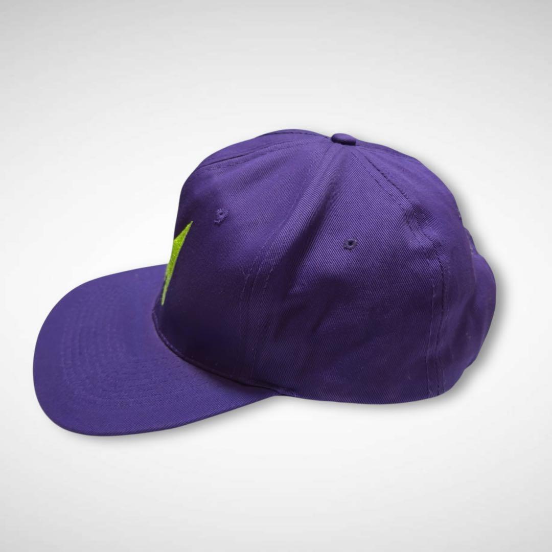 THE MASK1994年製ビンテージキャップ刺繍ロゴパープルグリーン映画グッズ