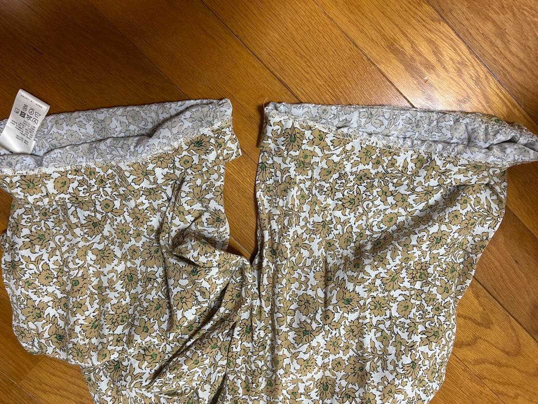 IENA IPEKER フラワープリント　ノースリーブオールインワン M