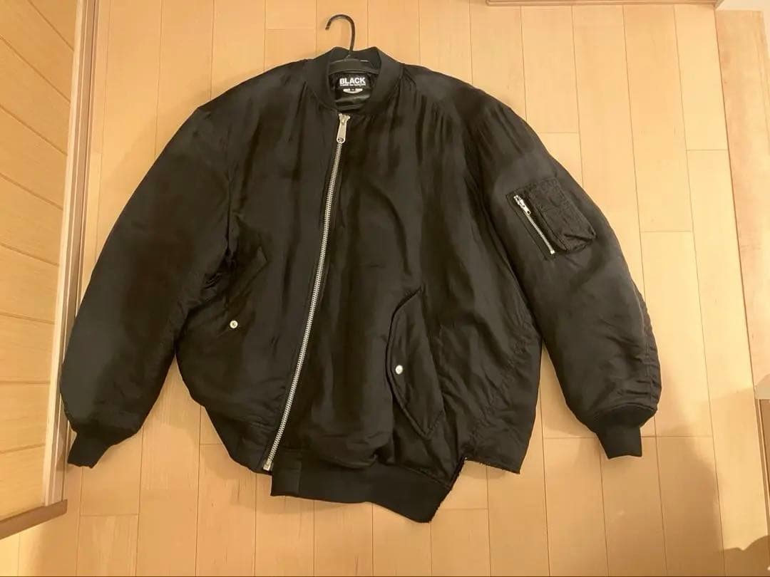 COMME des GARÇONS BLACK MA-1ジャケット XL