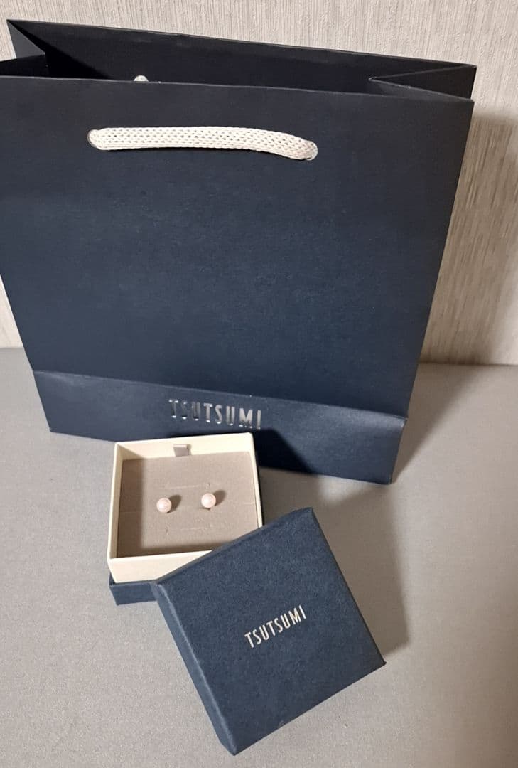 TSUTSUMI K18 あこや本真珠　パールピアス
