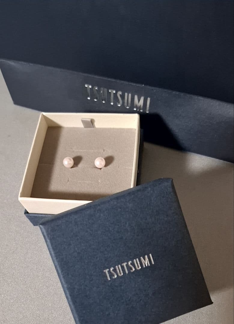 TSUTSUMI K18 あこや本真珠　パールピアス