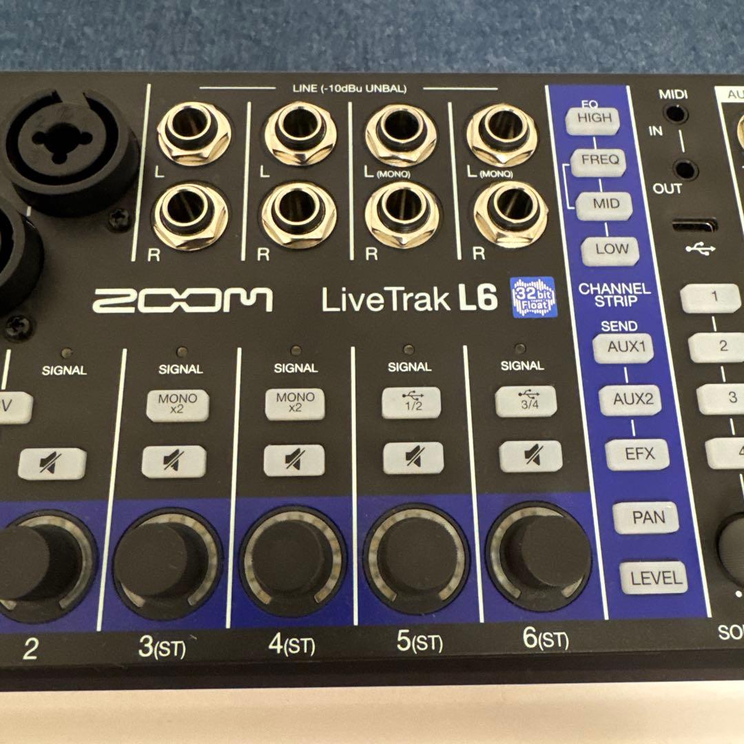 ZOOM LiveTrak L6 とERL-6