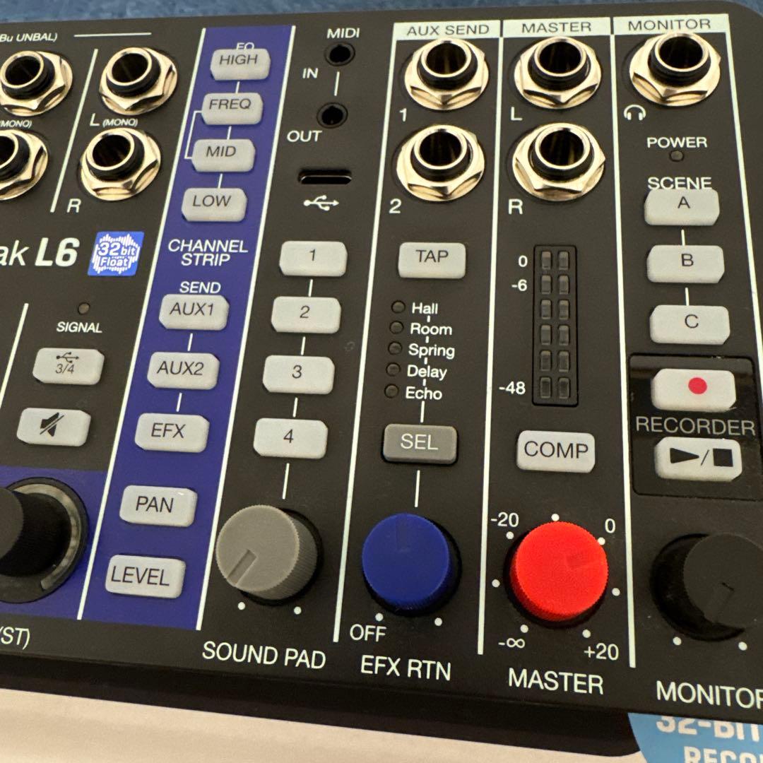 ZOOM LiveTrak L6 とERL-6