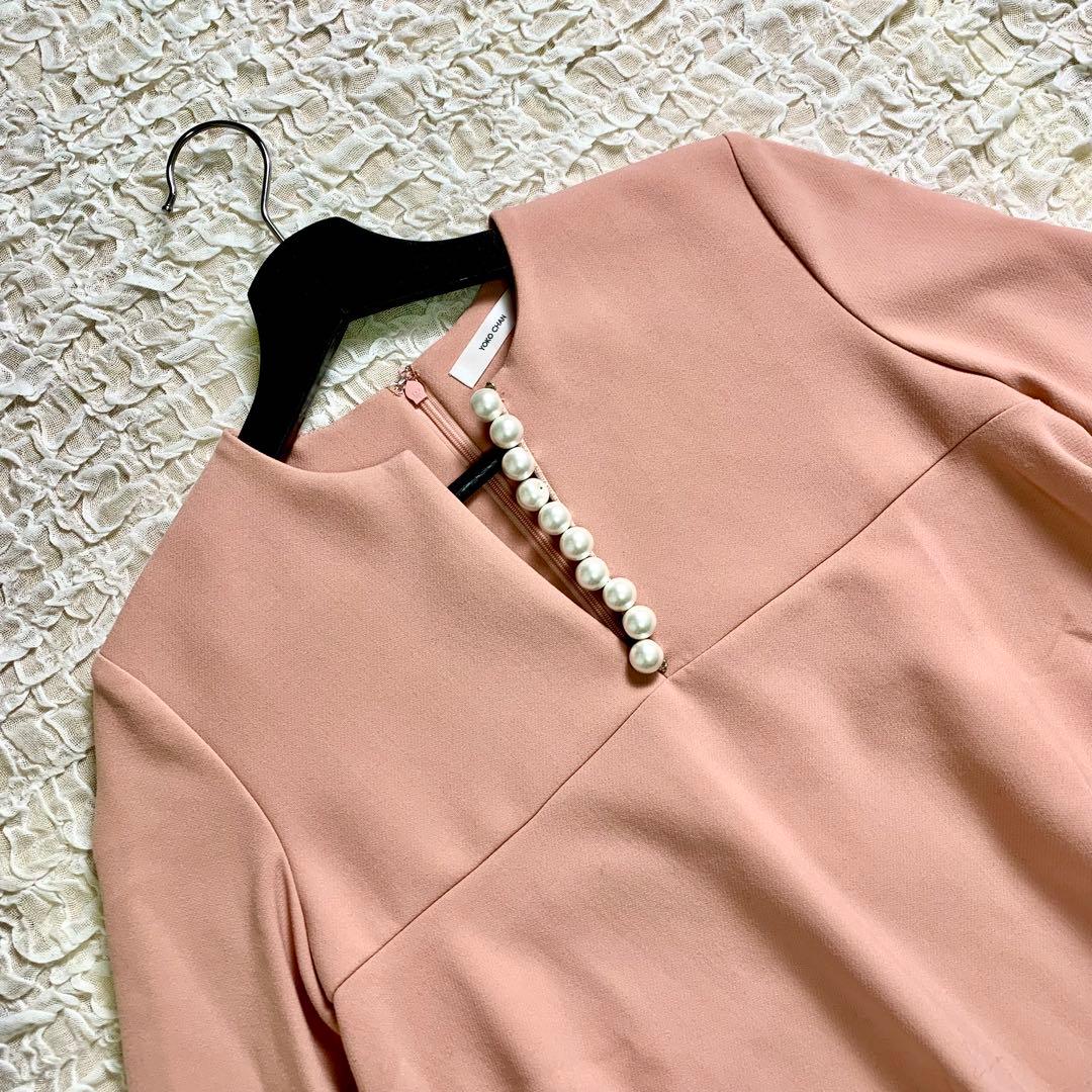 美品　YOKOCHAN ヨーコチャン パール　フレア　ブラウス トップス