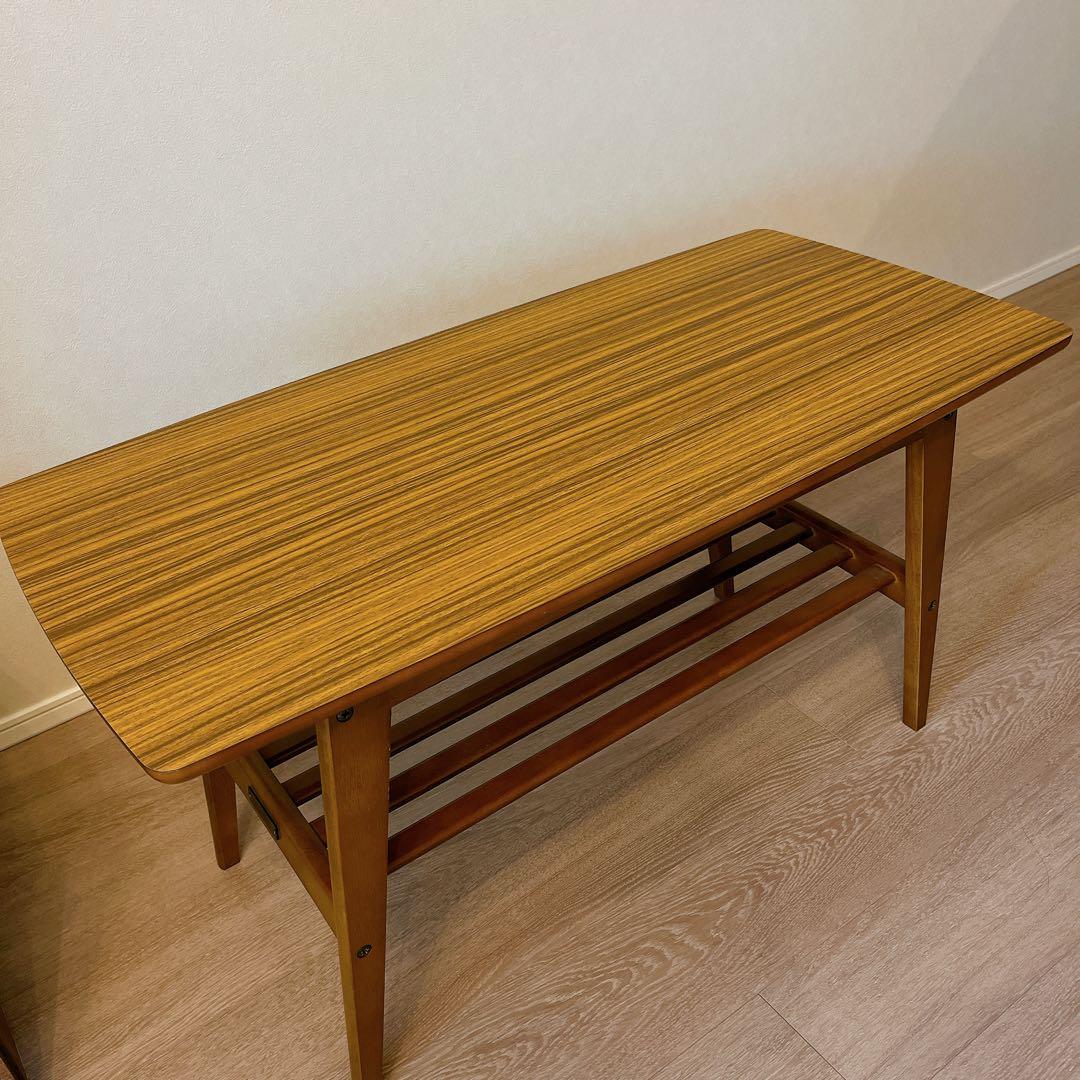 美品 カリモク60 リビングテーブル 小 ウォールナット 生産終了