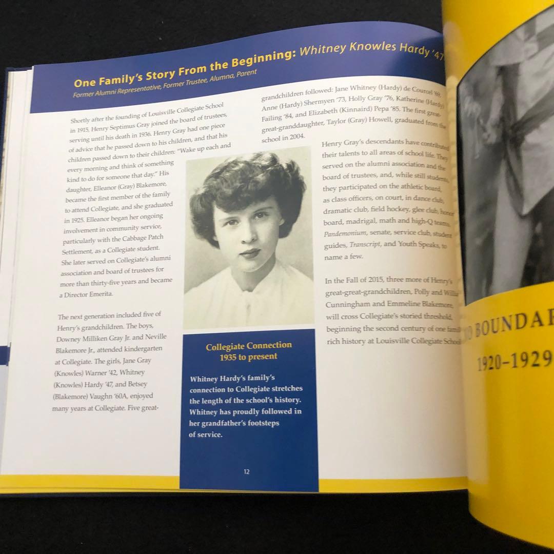 ルイビル・カレッジ・スクール 100周年記念誌