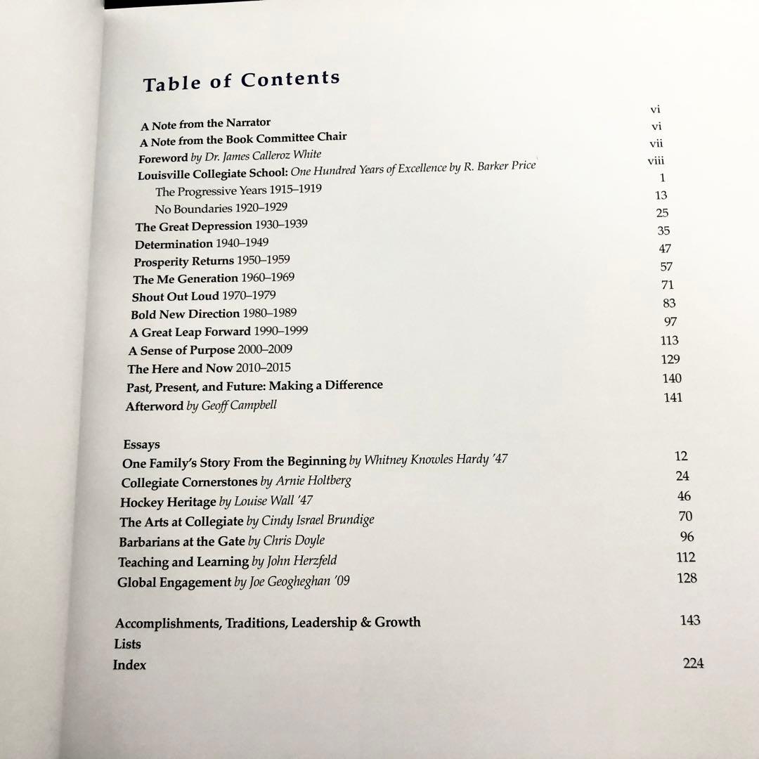 ルイビル・カレッジ・スクール 100周年記念誌