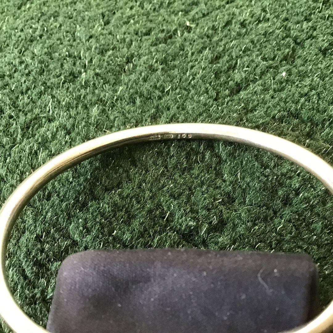 【 】シルバーバングル 細身