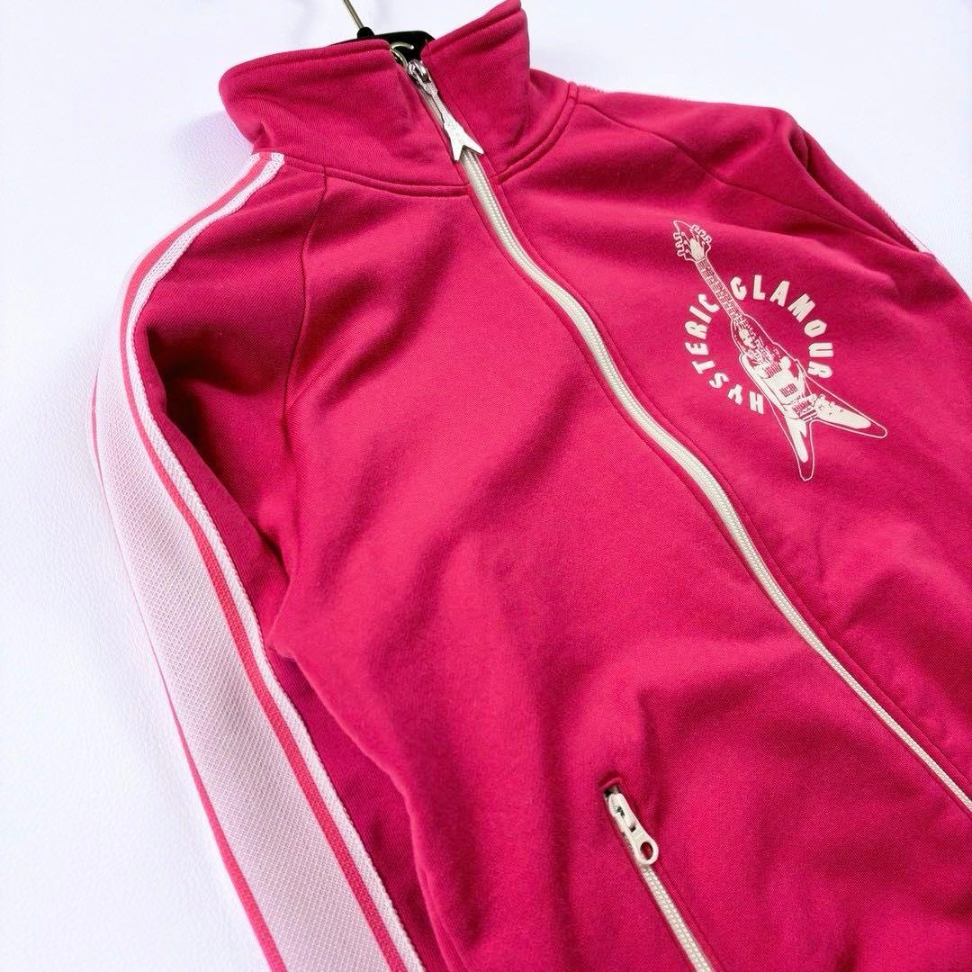 ヒステリックグラマー ギターガール トラックジャケット エレキ 背面ロゴ y2k