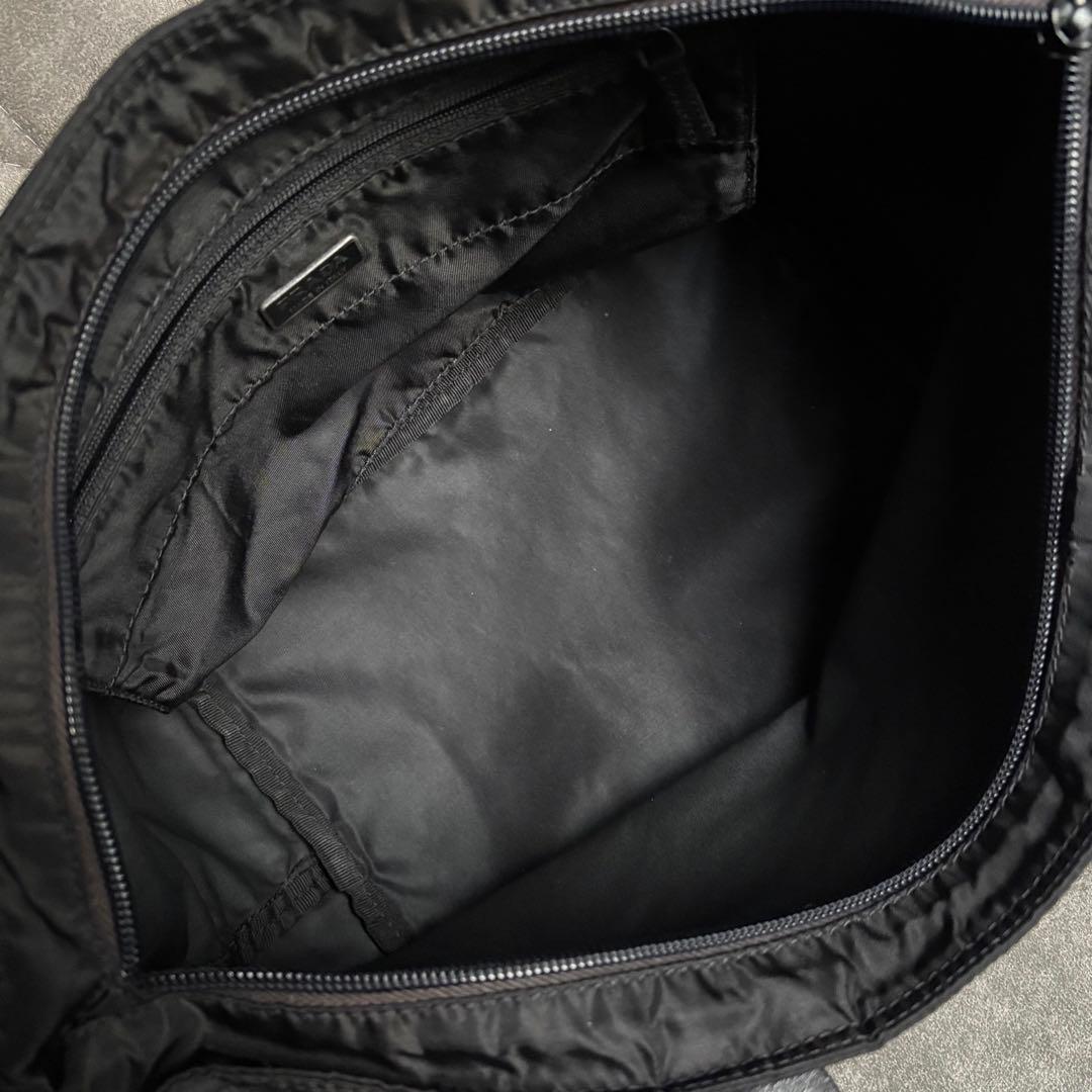 PRADA ブラック トートバッグ テスート ナイロン BR0408