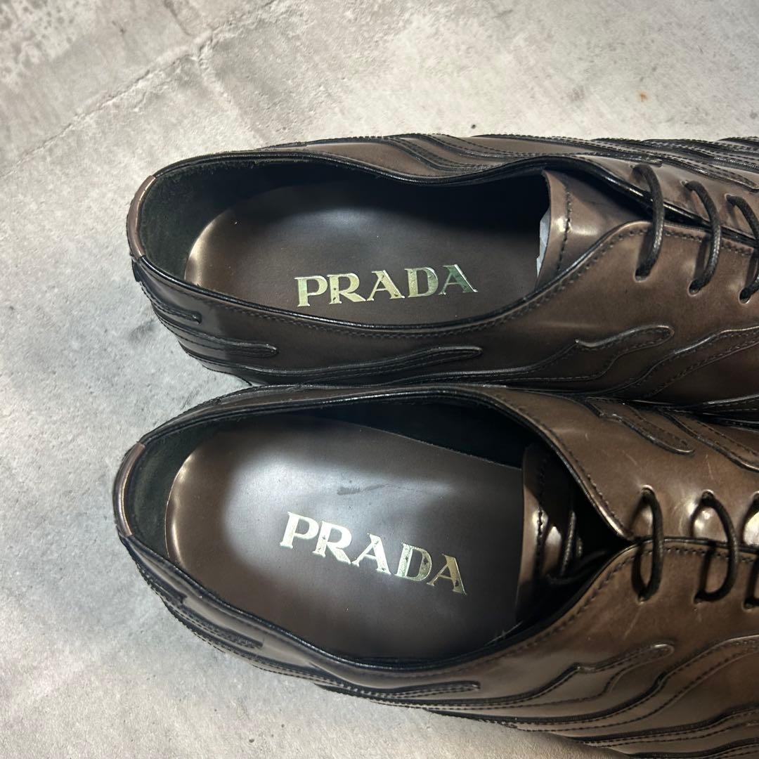 靴 11aw Special Prada Fire Pattern Shoes