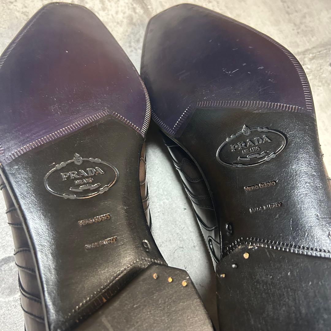 靴 11aw Special Prada Fire Pattern Shoes