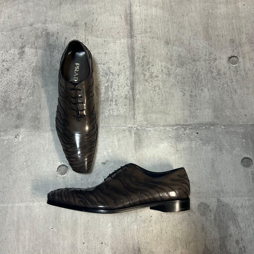 靴 11aw Special Prada Fire Pattern Shoes