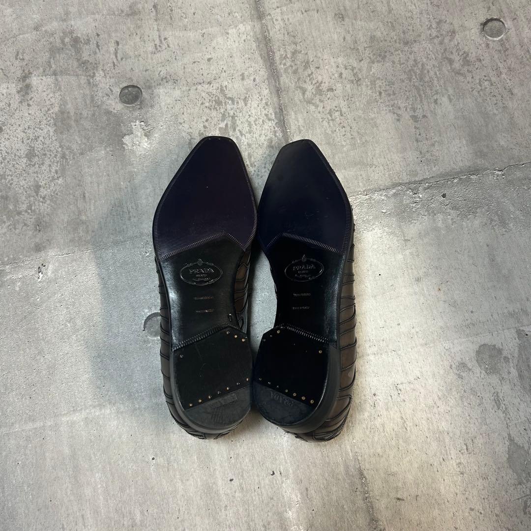 靴 11aw Special Prada Fire Pattern Shoes