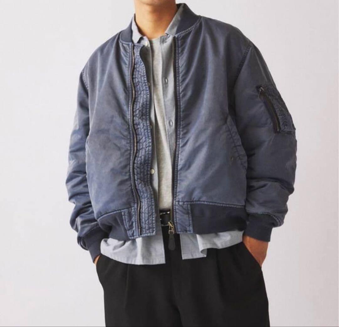 未使用　JOURNALSTANDARD relume フェードMA-1 ネイビー