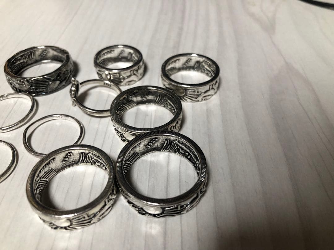 遺品整理　まとめ売り　アクセサリー　リング　シルバー　未検品　遺品整理