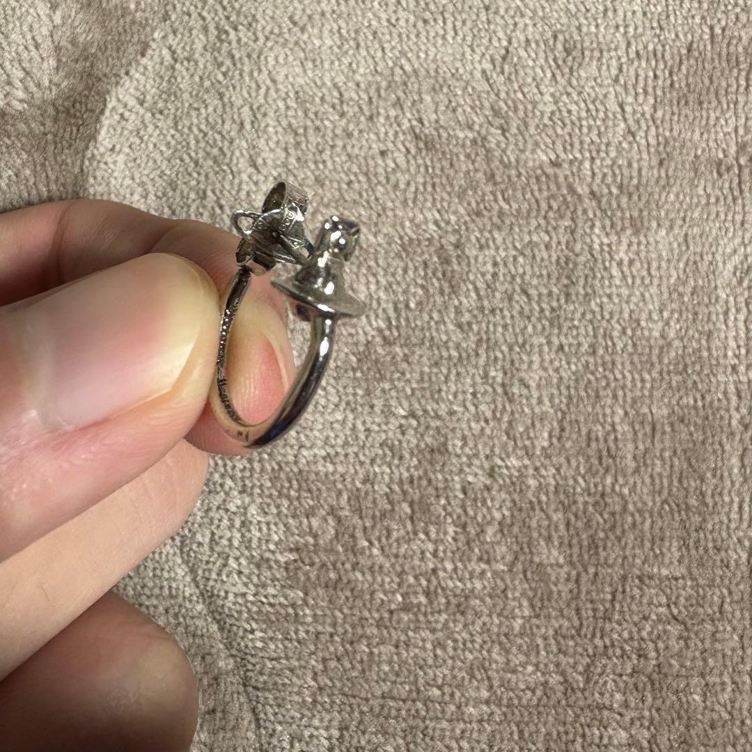【極美品】ヴィヴィアンウエストウッド シングルフープピアス オーブ