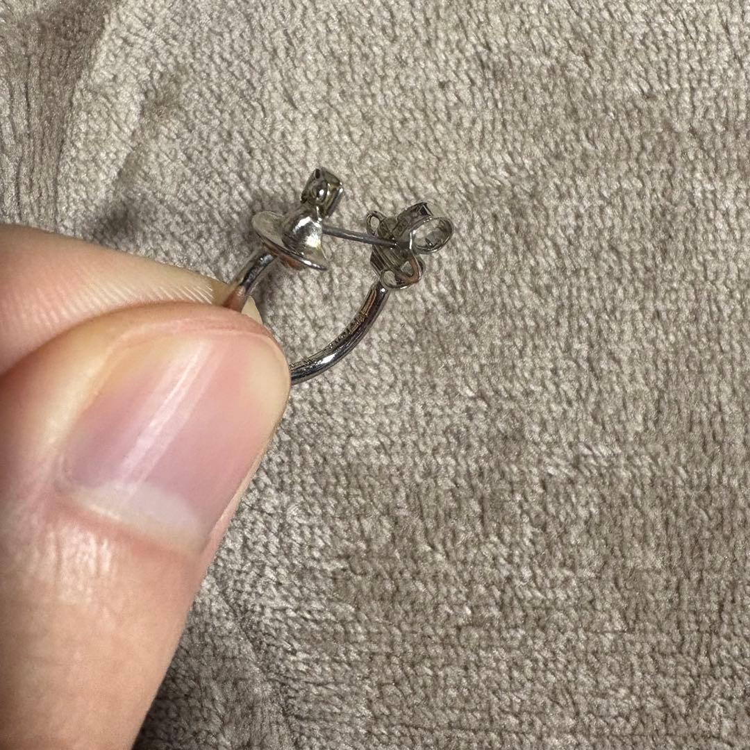 【極美品】ヴィヴィアンウエストウッド シングルフープピアス オーブ