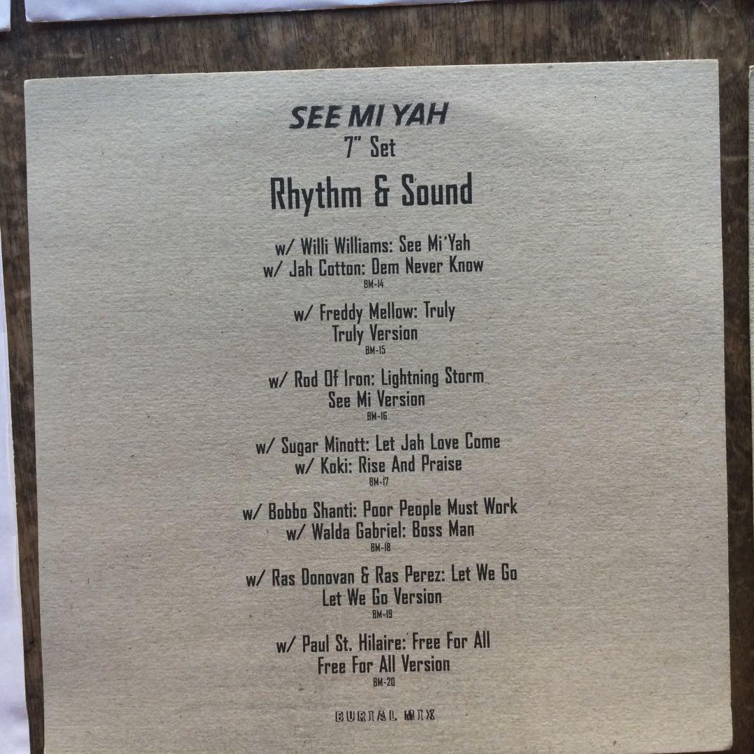 Rhythm & Sound SEE MI YAH 7”set 美品 希少‼️