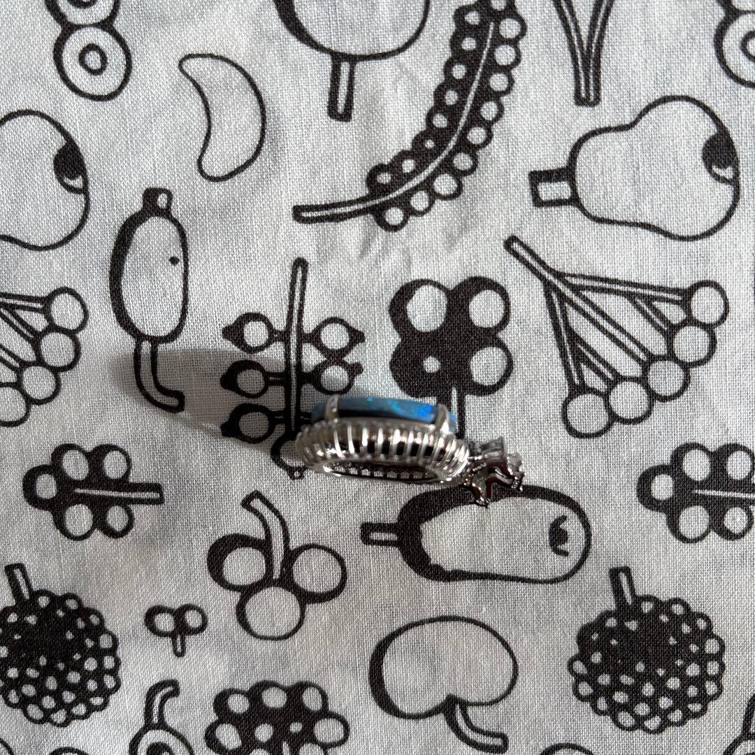 Pt900 ボルダーオパールペンダントトップ