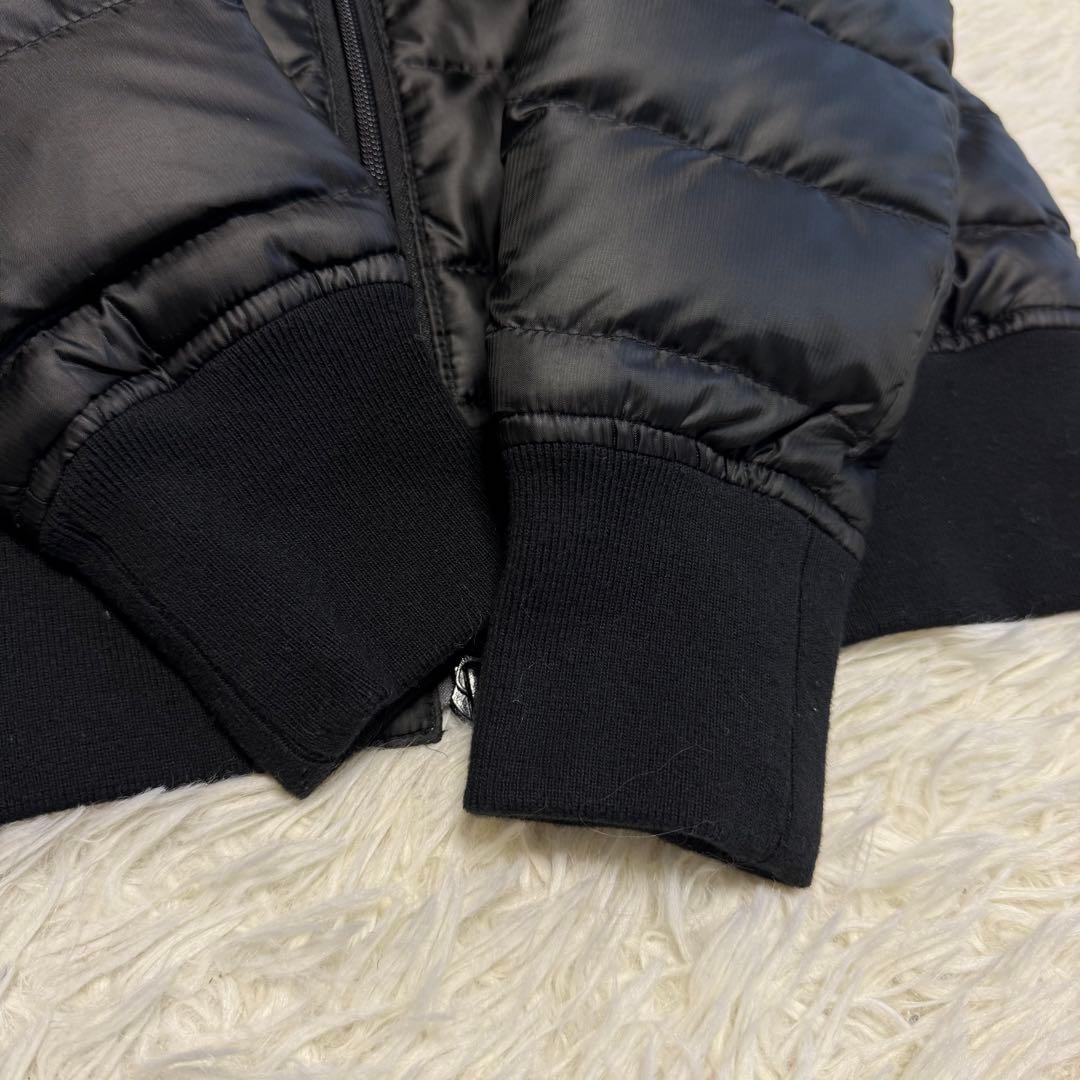 【ビームスゴルフ】美品 ダウンジャケット ブラック ワッペン S レディース