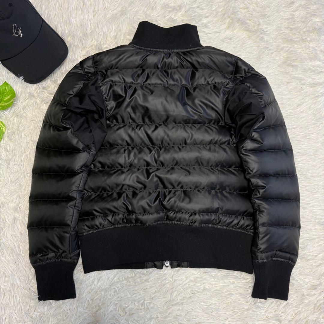 【ビームスゴルフ】美品 ダウンジャケット ブラック ワッペン S レディース