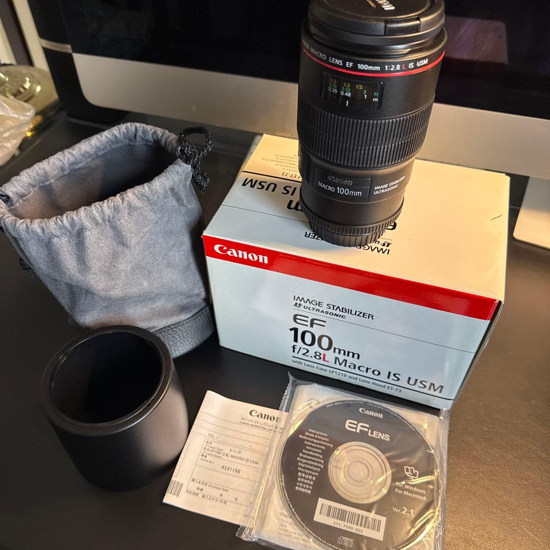 レンズ(ズーム) Canon EF 100mm f/2.8L Macro IS USM