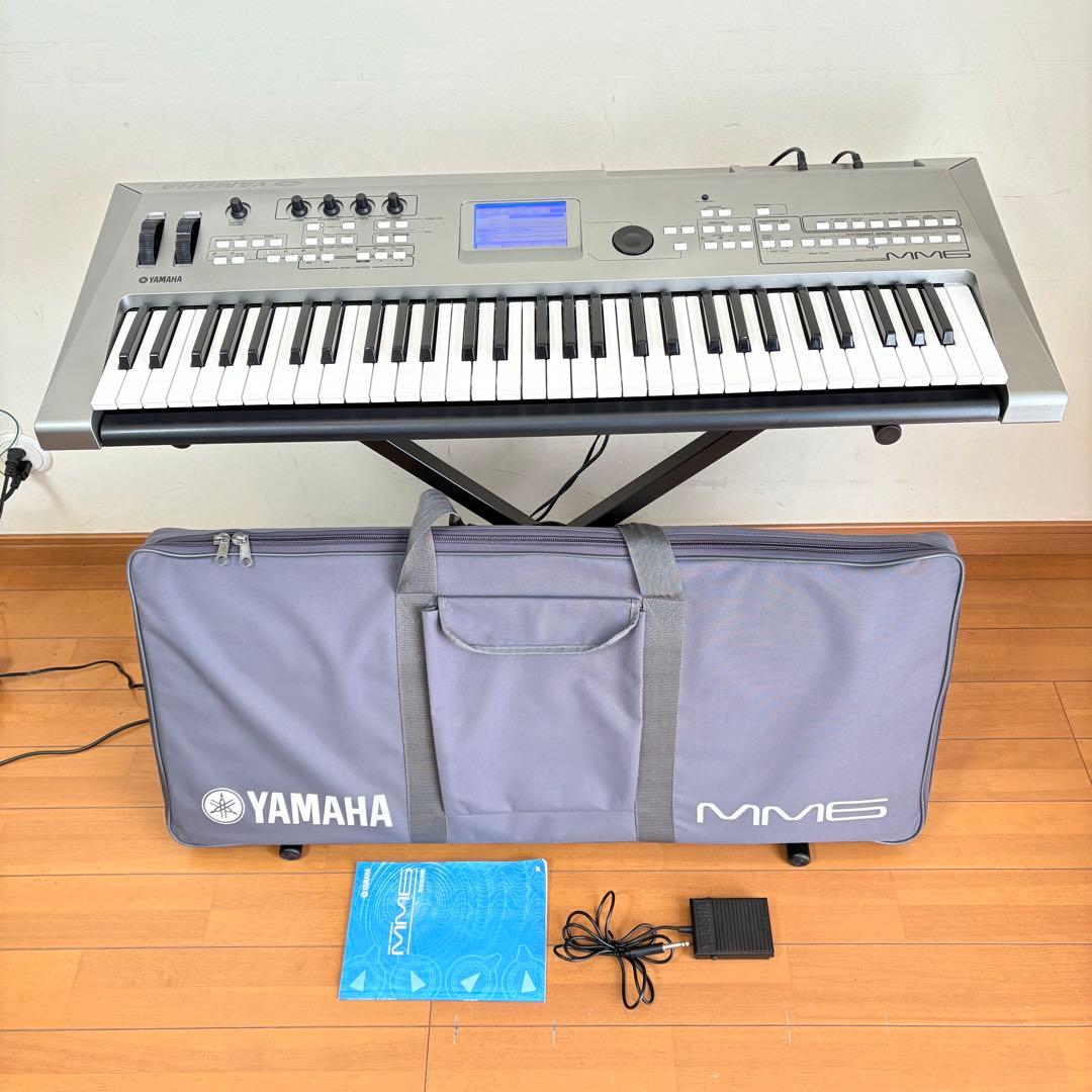 【美品•動作良好】YAMAHA ヤマハ シンセサイザー MM6 専用ケース付属